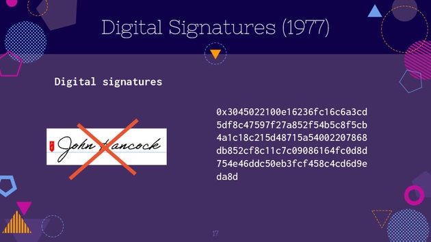 Not Electronic Signatures