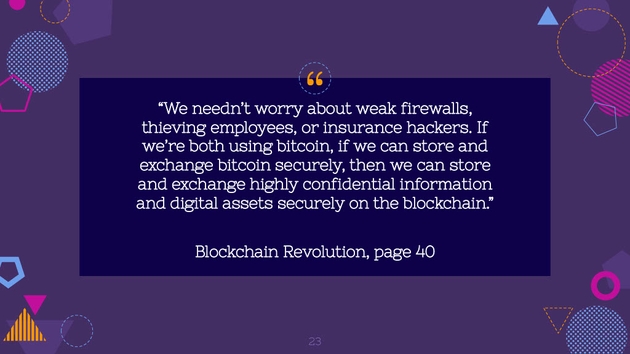 We Can Exchange Highly Confidential Information on the Blockchain! shudders