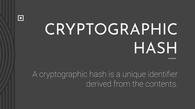 Cryptographic Hash