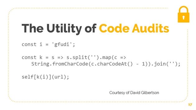 The utility of code audits