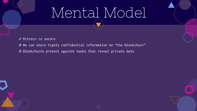 Wrong Mental Model -- Blockchains provide security generally