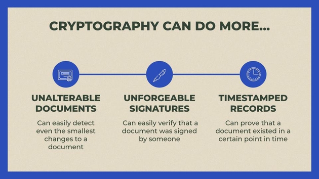 Cryptography Can Do More