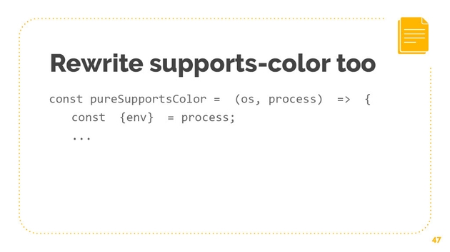 Rewrite supports-color too