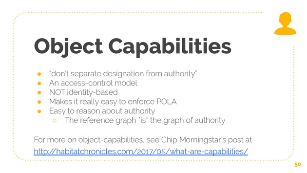 Object Capabilities