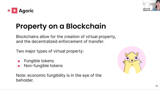 Property on a Blockchain