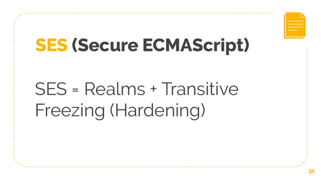 Secure ECMAScript