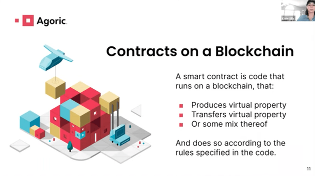 Contracts on a Blockchain