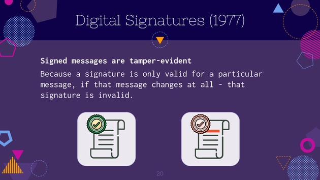 Signed Messages are Tamper-evident